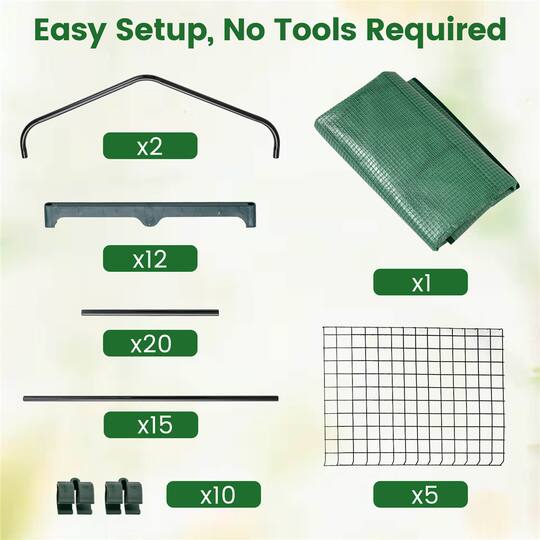 Costway 27" x 19" x 75" Mini Greenhouse with 5 Tier Shelves